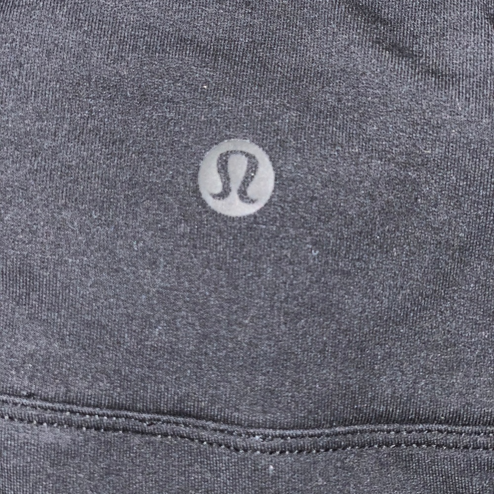 lululemon athletica wide leg crop black pull on